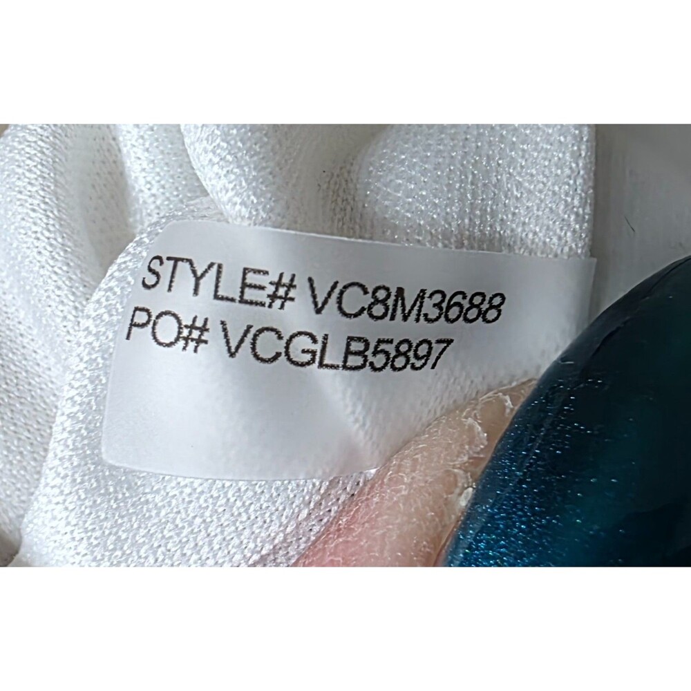 Vince Camuto Geometric Sheath Dress Size 4 Black White & Blue | Boat Neck Lined - Picture 13 of 13